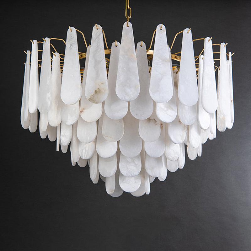 Alabaster Foyer Modern Chandelier