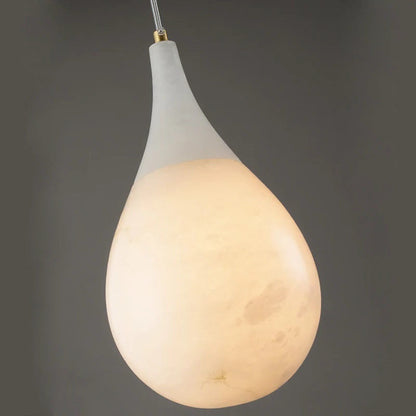 GLOOW Alabaster Raindrop Modern Pendant Light