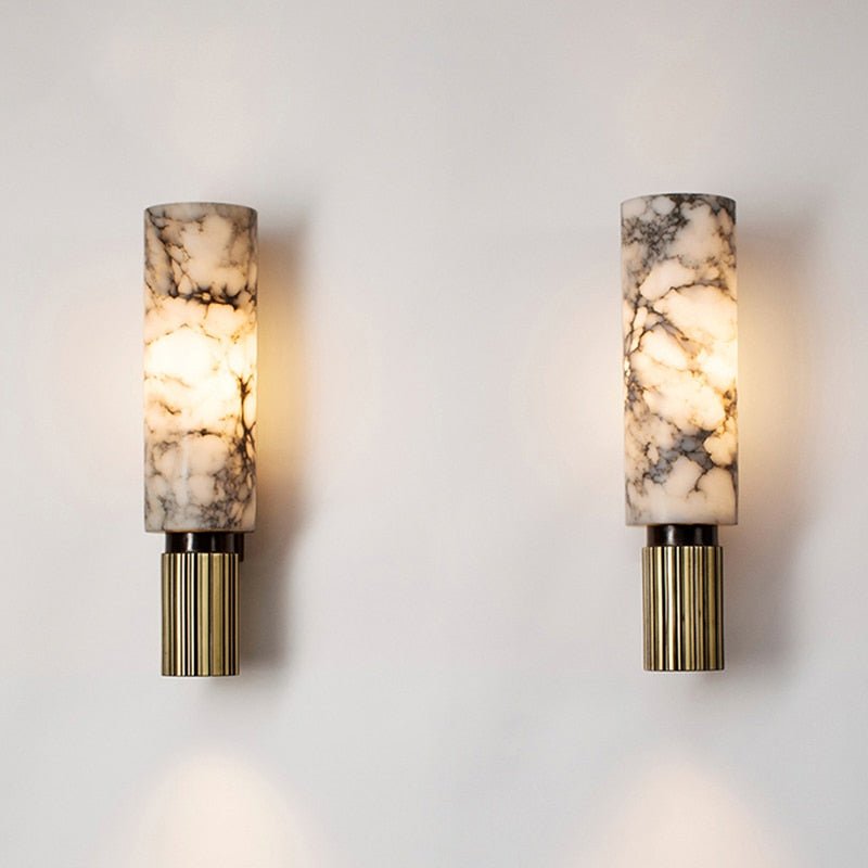 Ansu Alabaster Sconce