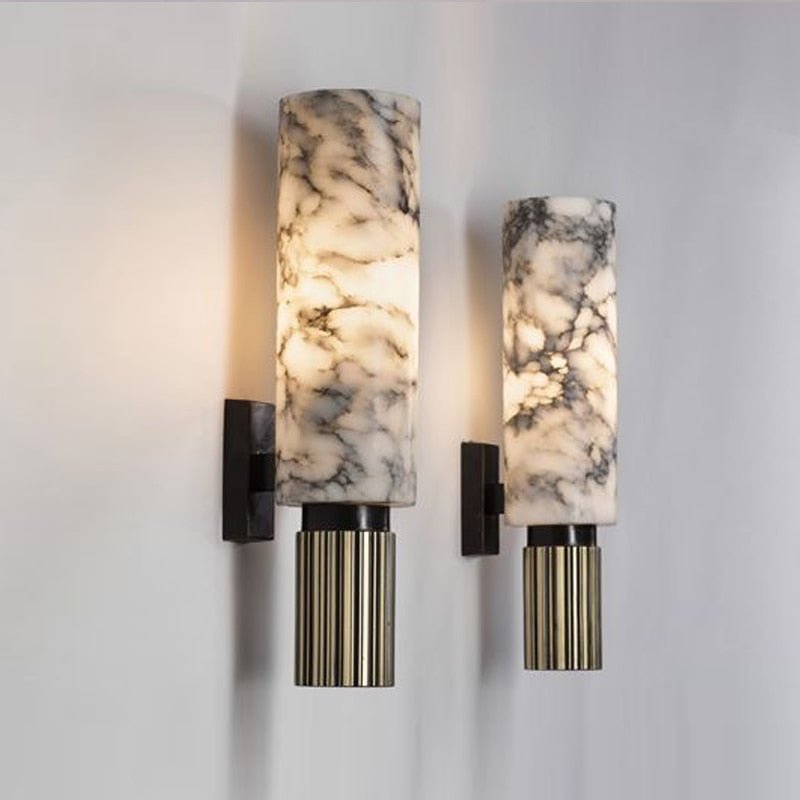 Ansu Alabaster Sconce